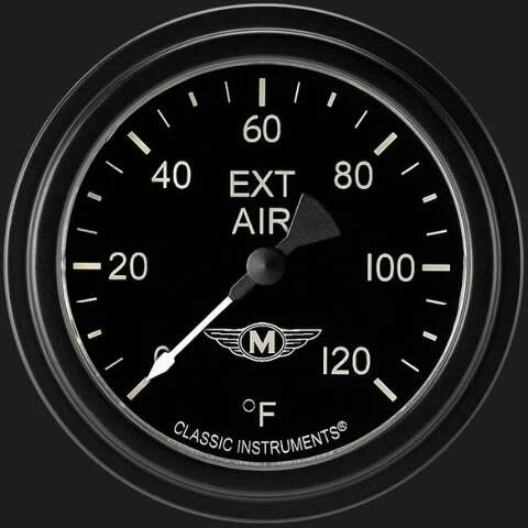 Moal Bomber 2 5_8_ Outside Air Temp Gauge MA399BLF